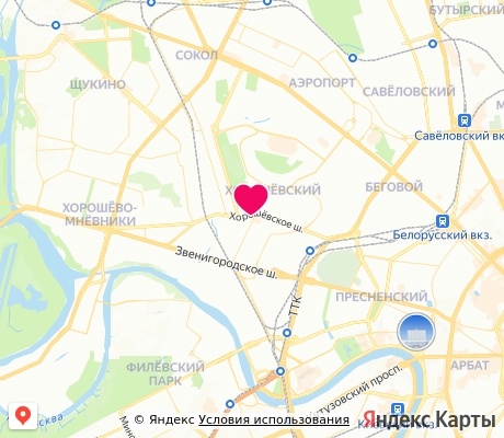 На карте