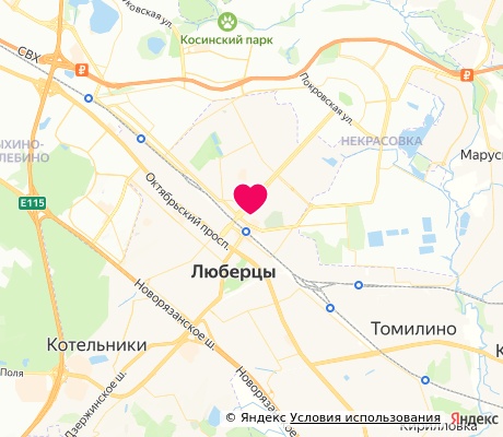 На карте