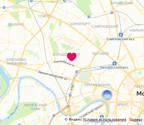 На карте