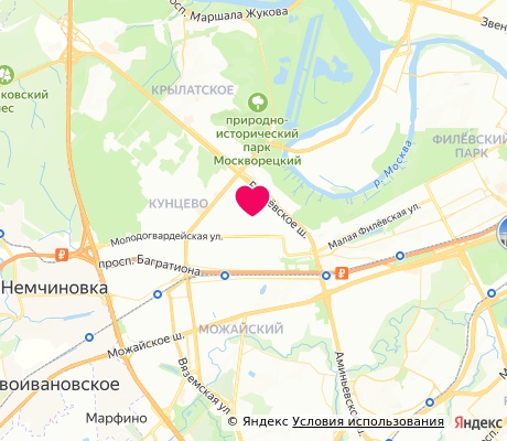 На карте