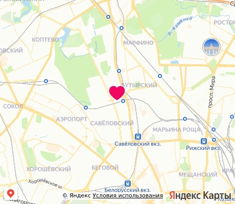 На карте