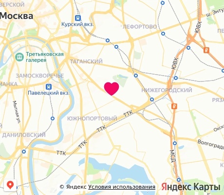 На карте
