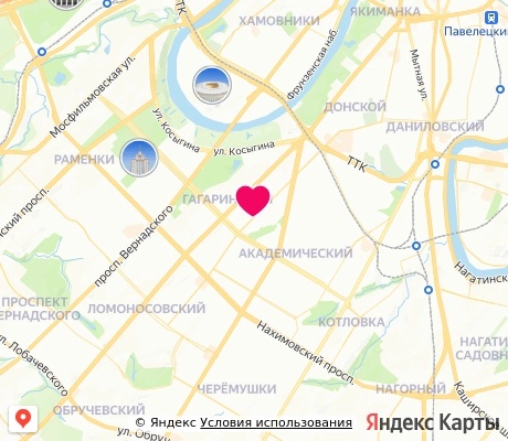 На карте