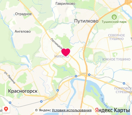 На карте