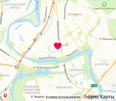 На карте