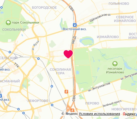 На карте