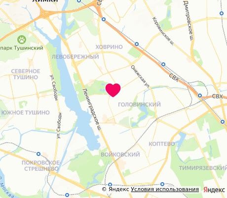 На карте