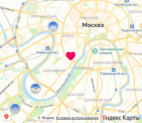 На карте