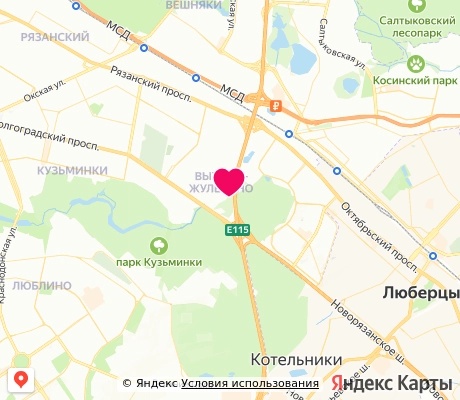 На карте
