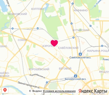 На карте