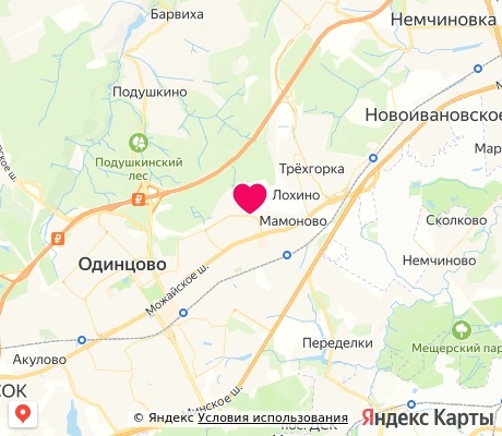 На карте