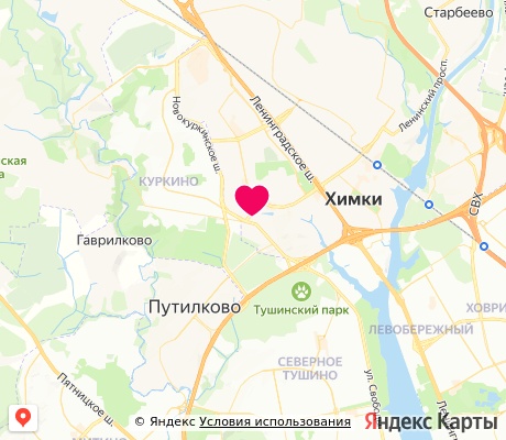 На карте