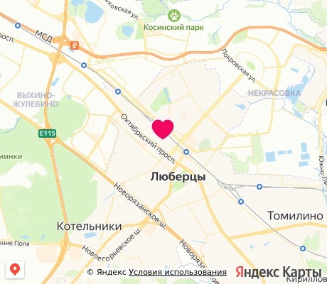 На карте