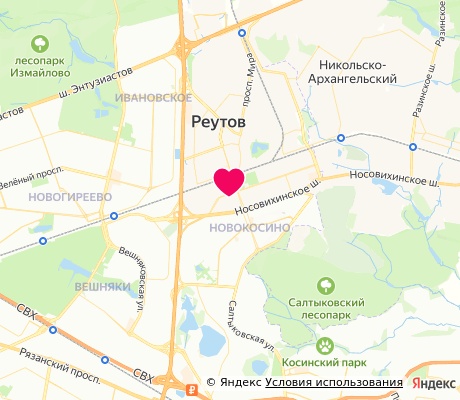 На карте