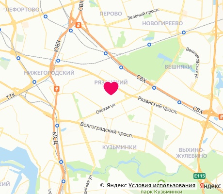 На карте