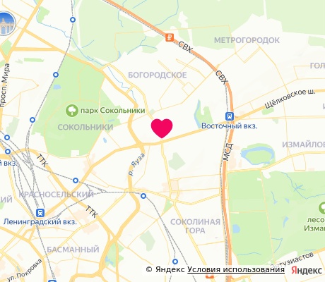На карте