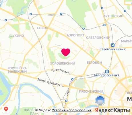 На карте