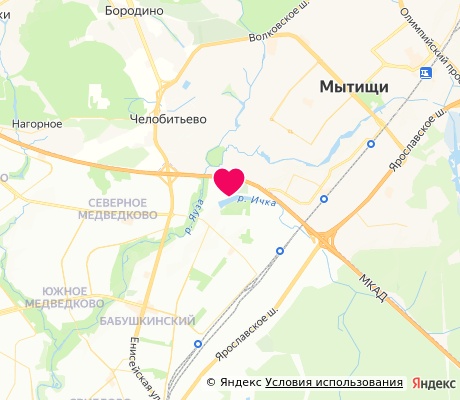 На карте