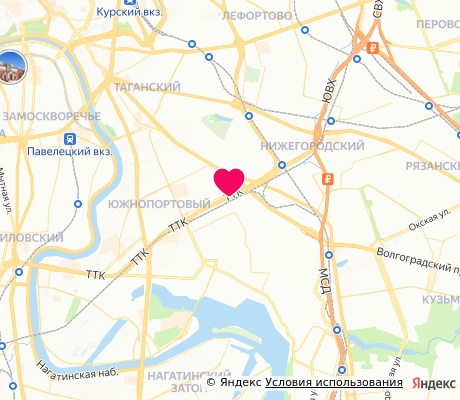 На карте