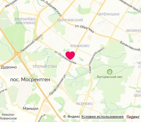 На карте