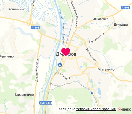 На карте