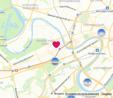 На карте