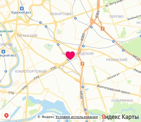 На карте