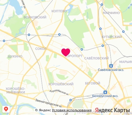 На карте