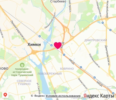 На карте