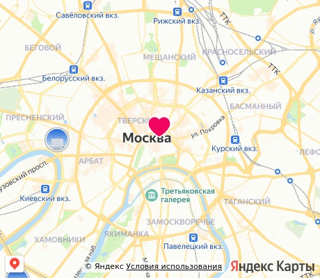 На карте