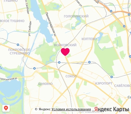 На карте