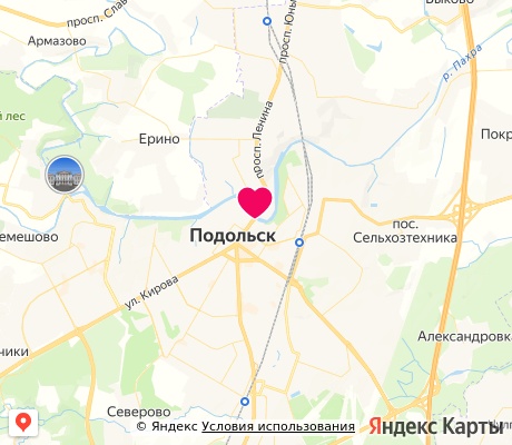 На карте