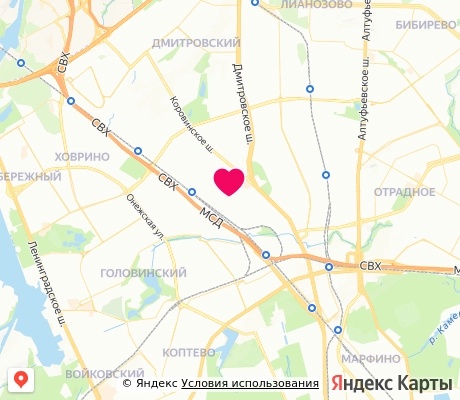 На карте