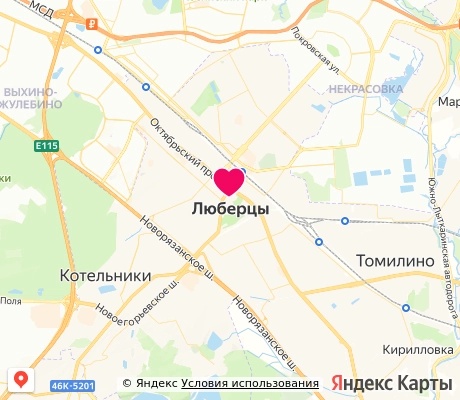 На карте