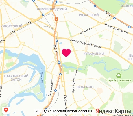 На карте