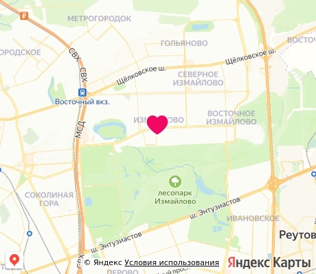 На карте