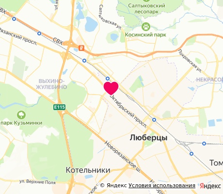 На карте