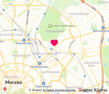 На карте