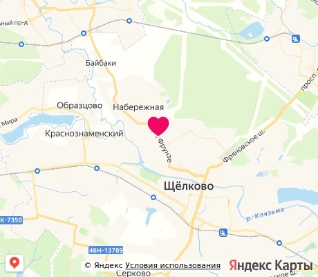 На карте
