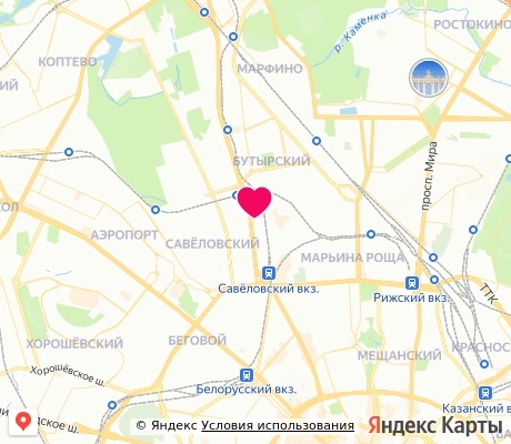 На карте