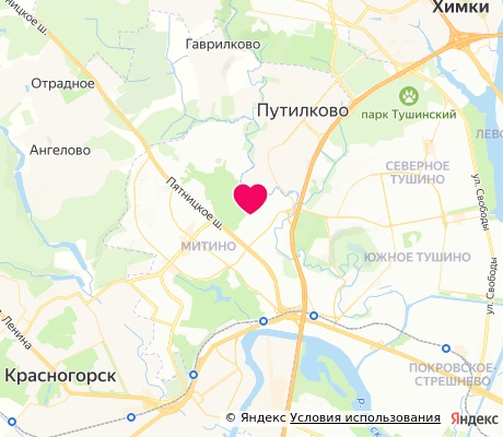 На карте