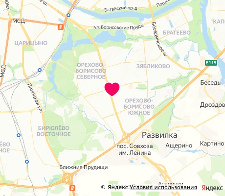 На карте
