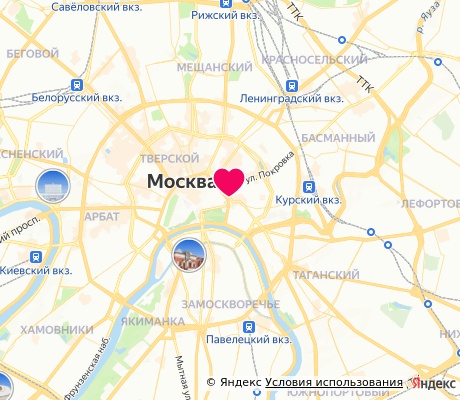 На карте