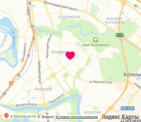 На карте