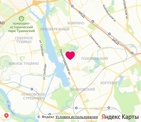 На карте