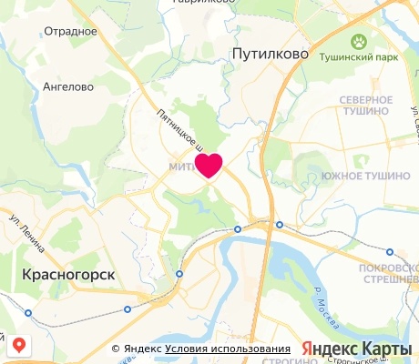 На карте