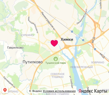 На карте