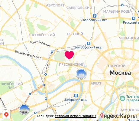 На карте