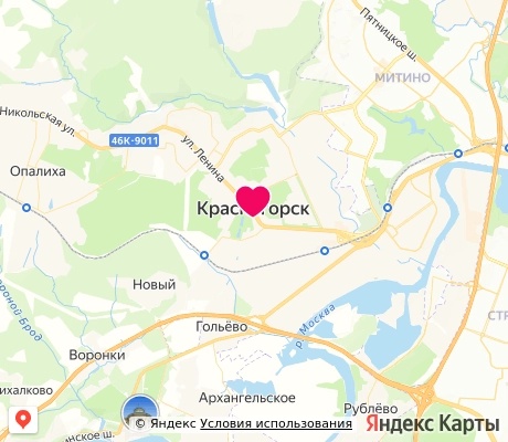 На карте