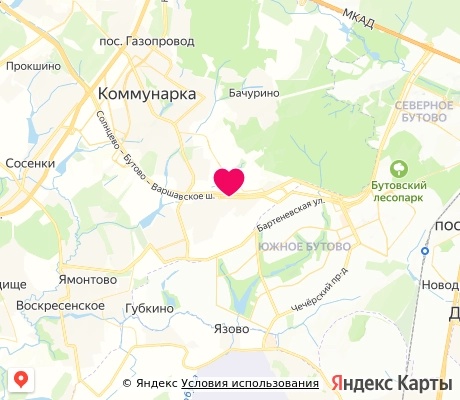 На карте